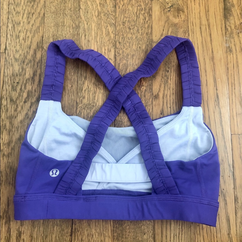 Lululemon purple sports bra